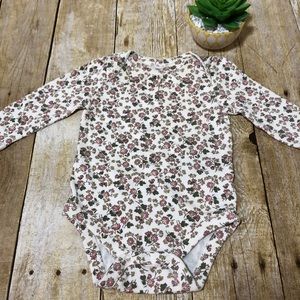Baby Gap Floral Long Sleeve Bodysuit - 3-6 mos